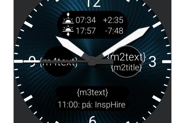 For Ticwatch Pro: Low Power Clean with sunset sunrise kardio notification calendar alarm