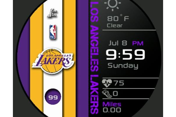 Lakers Striped Digital