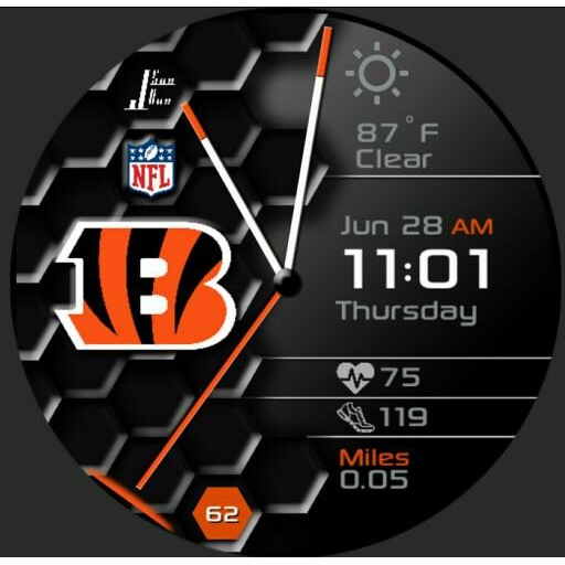 Bengals Hexagon by JSooHoo