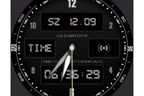 Ana/digi 5 screen face