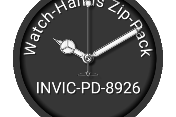 Watch-Hands Zip-Pack INVIC-PD-8926
