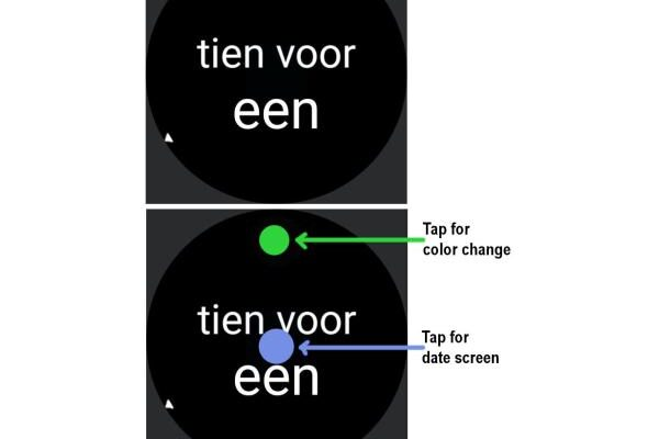 Dutch Text Clock - Nederlandse Tekst Klok
