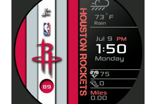 Rockets Striped Digital