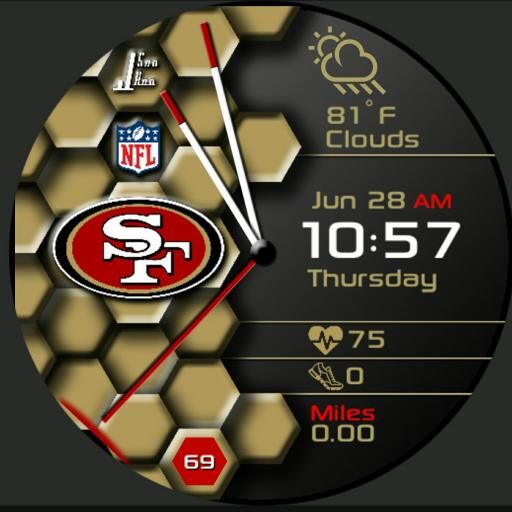 49ers Hexagon by JSooHoo