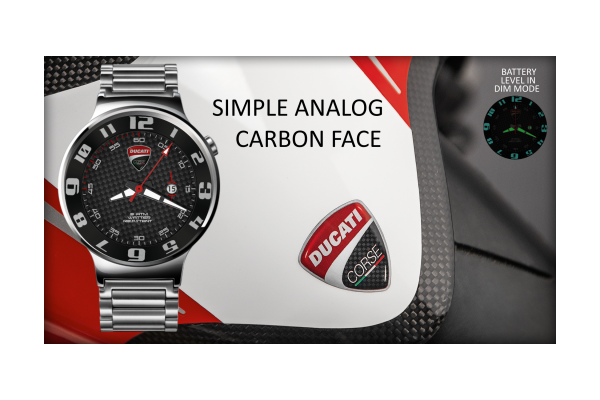 Ducati Simple Carbon Date