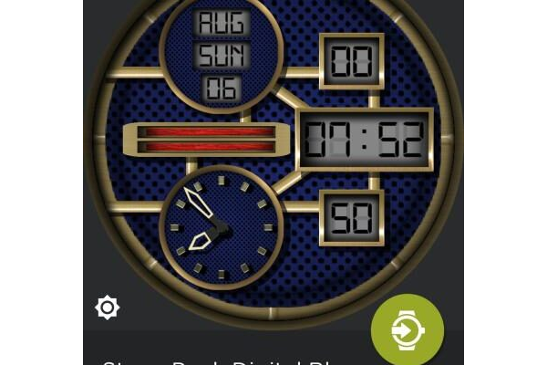 SteamPunk Digital Blue