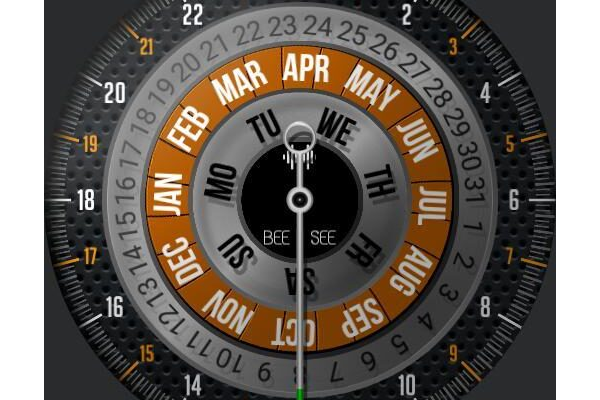 BeeSee 19 Date Hand (24 hour watch)