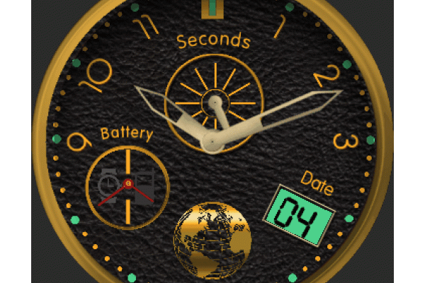 Leather watch
