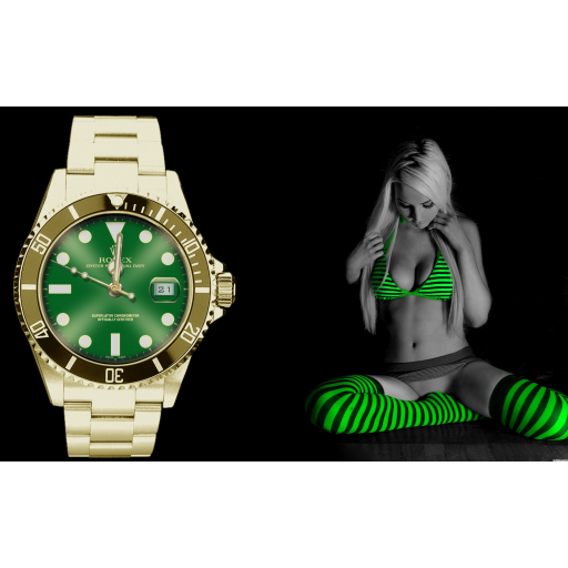 Rolex Master II Yellow Gold Green
