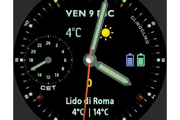 Gliko Watch v5 TZ (CET)