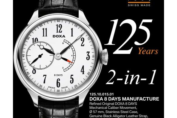 Doxa 8 Day Power Reserve 2-in-1 Tribute