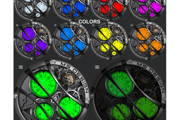 MS DESIGN Xtreme Rotor Neon