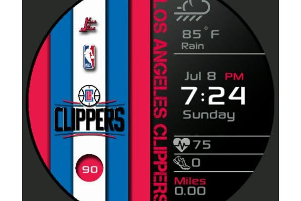 Clippers Striped Digital