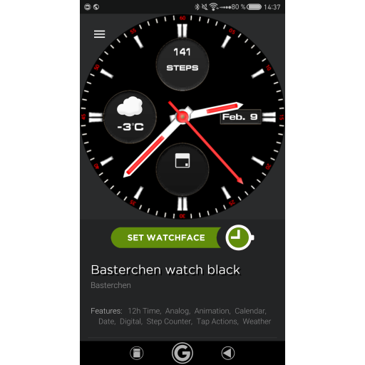Basterchen watch black version