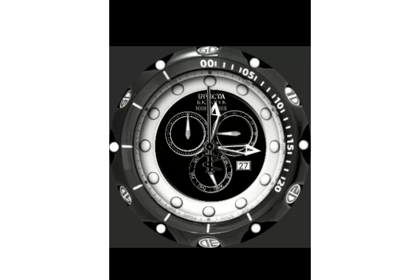 Invicta venom sea dragon black and white with dim