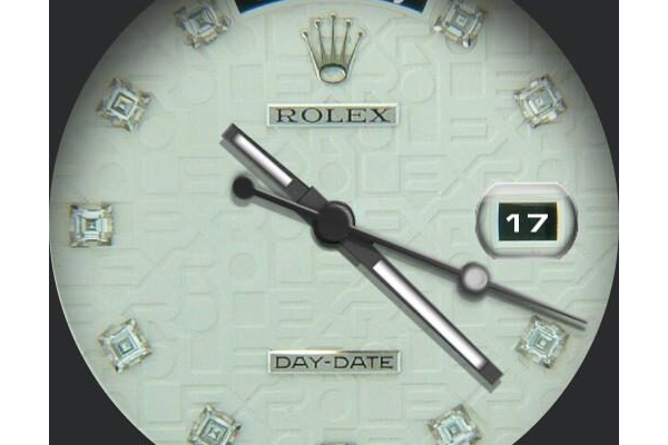 Rilex day date white