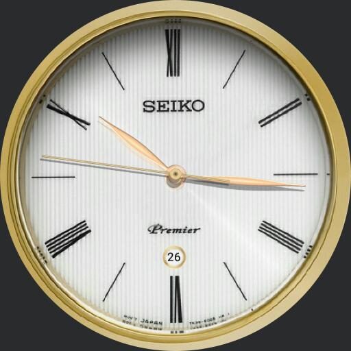 Seiko premier rose gold