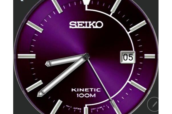 Seiko Kinetic Pink WolfEd