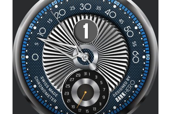 DarkHero Retrograde Minutes and Seconds