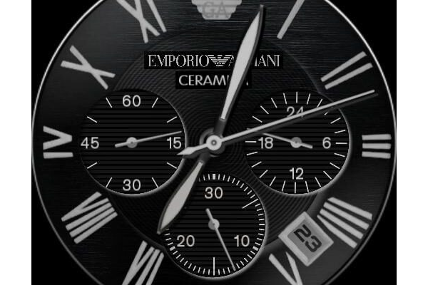 Armani Ceramica AR1400 Black Silver