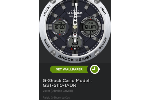 My Version Casio G-Shock GST-S110-1ADR