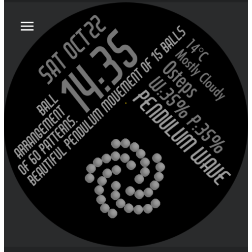Pendulum Wave 1 minute Sync & 60 images