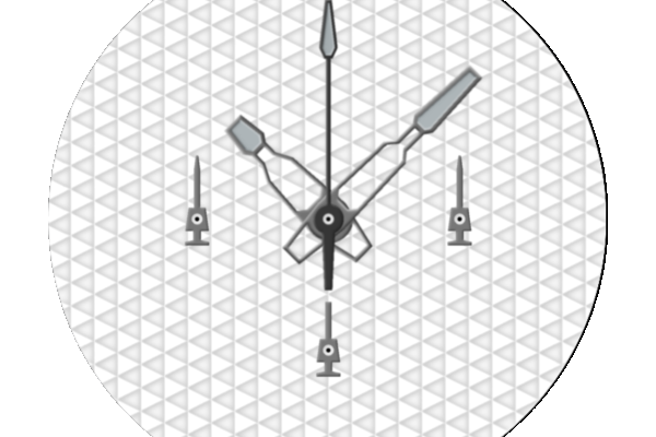 Watch Hand Zip-Pack - L15787 Black