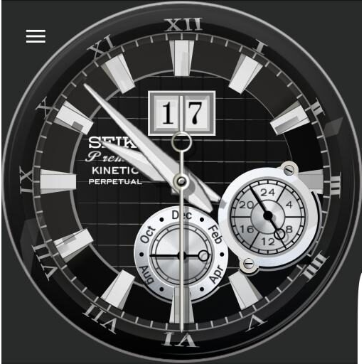 Seiko Premier Kinetic ~ Bright Silver