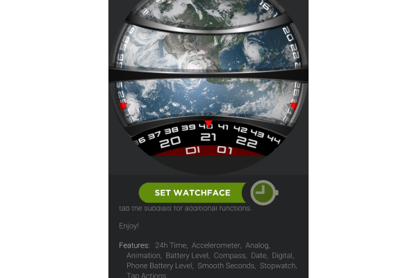 MS DESIGN Space Timer MOTO 360 Version