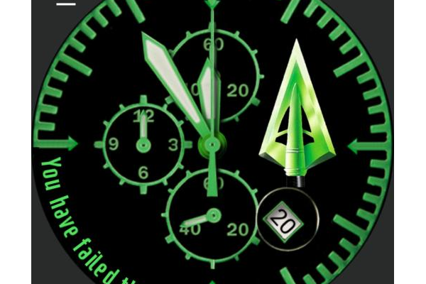 Green Arrow Watch No Bezel