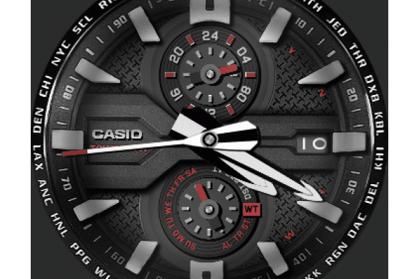 gshock gw1000 red