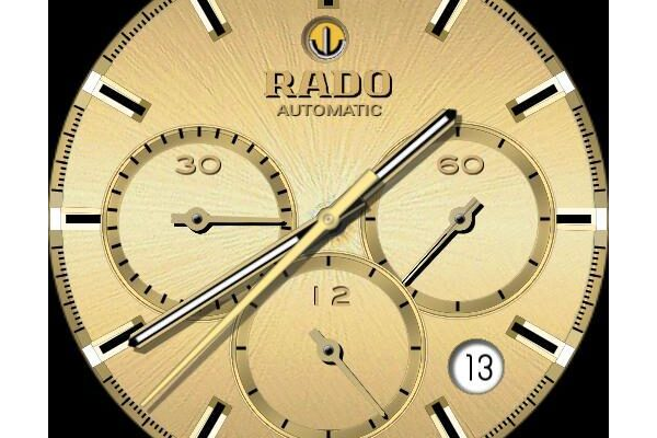 RADO HYPERCHROME Automatic Chronograph Gold Dial