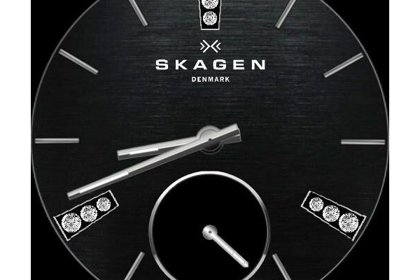 Skagen Denmark Black 511SSLB