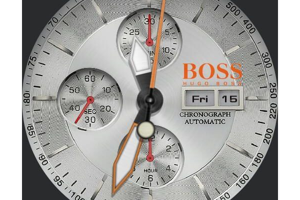 Hugo boss orange silver chrono