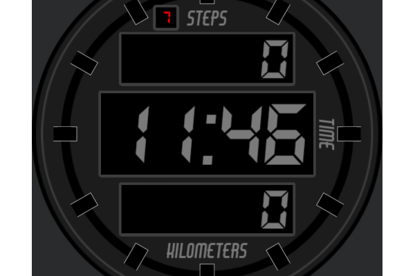 Digital multifunctional watch