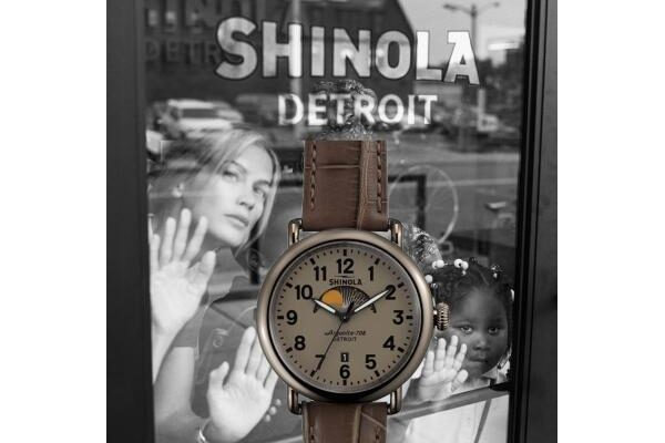 Shinola Grid Runwell Moonphase Tribute