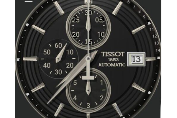 Tissot Silver ~ Contrast Tap r1
