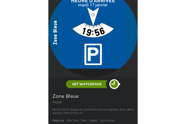 Monte digitale Zone BLeue