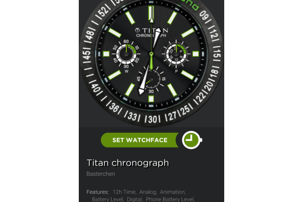 Titan chronograph