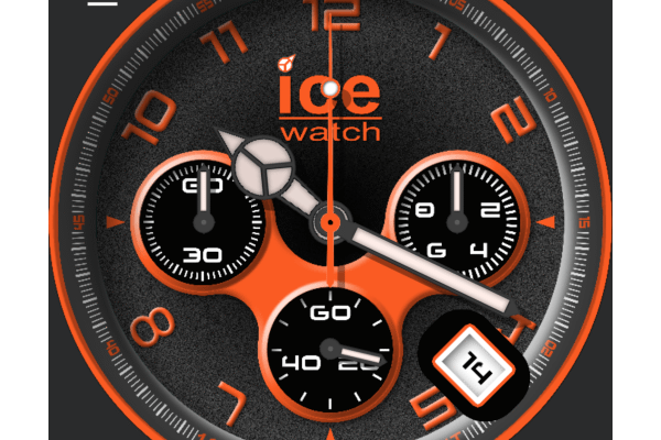 Tribute - Ice Watch Big Big Black Orange Chronograph