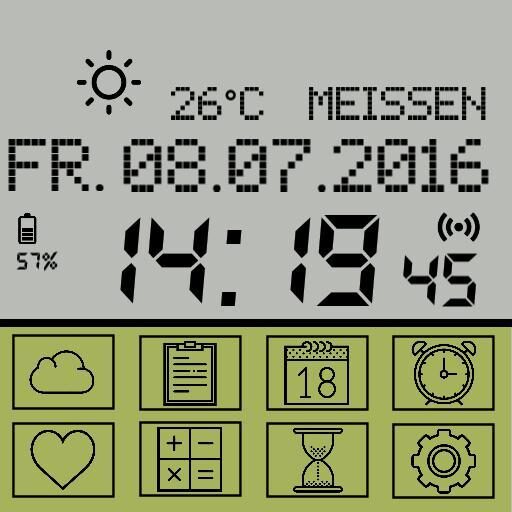 TC LCD Mix Clock