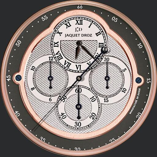 Jaquet droz mens complication la chaux du fonds chrono monopusher