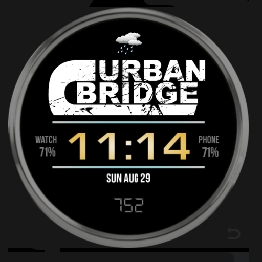 Urban Bridge Digital Gold - Galaxy Watch