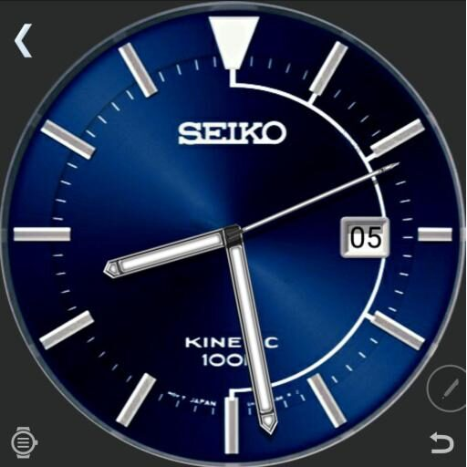 Seiko Kinetic Blue WolfEd