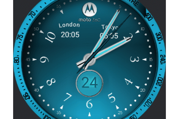 moto 360 blue