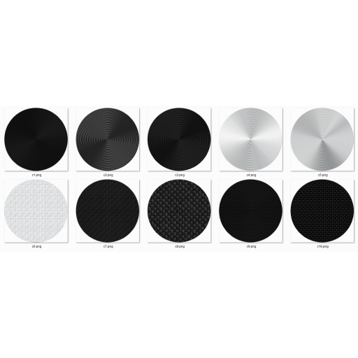 10 circle object zip pack