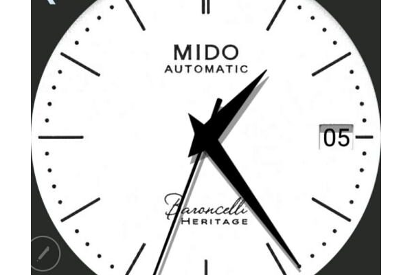 MIDO BLACK AND WHITE