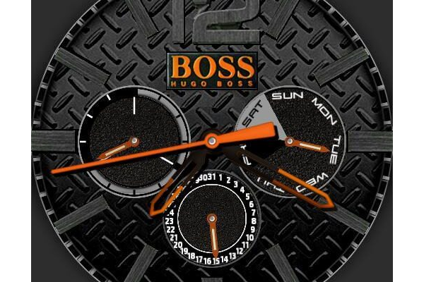 HUGO BOSS ORANGE ANALOG DISPLAY