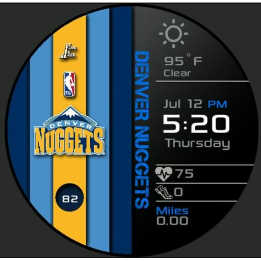 Nuggets Striped Digital