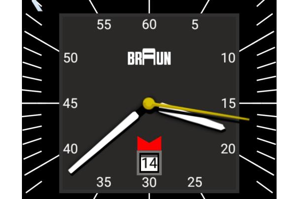 Braun Square Watch